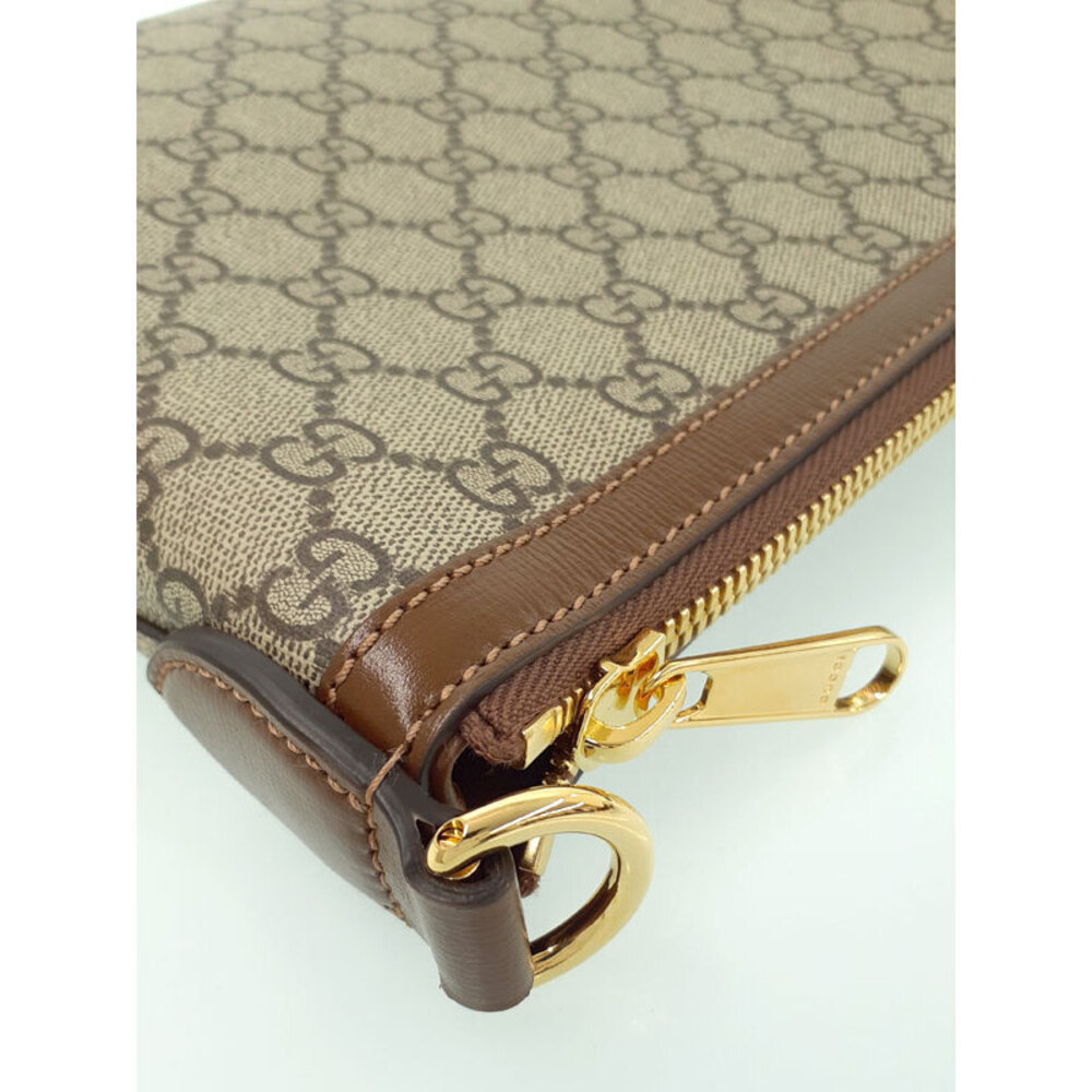 Gucci Interlocking leather Bag Supreme G ebony GG brown beige Crossbody - Picture 5 of 9
